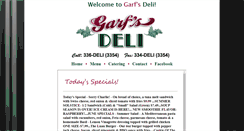 Desktop Screenshot of garfsdeli.com
