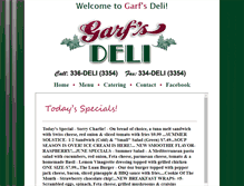 Tablet Screenshot of garfsdeli.com